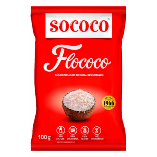 Coco Ralado Flocado - SOCOCO - 100g