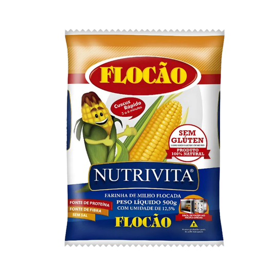 Flocão De Milho - NUTRIVITA - 500g