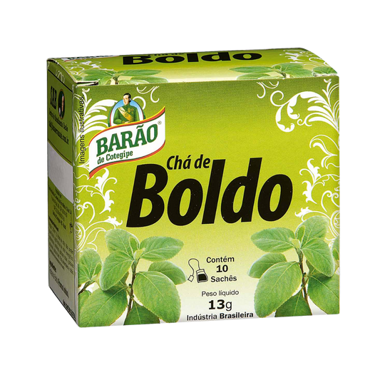 Chá de Boldo - BARÃO DE COTEGIPE - 10 sachês