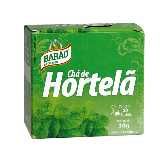 Chá De Hortelã - BARÃO DE COTEGIPE - 10 sachês