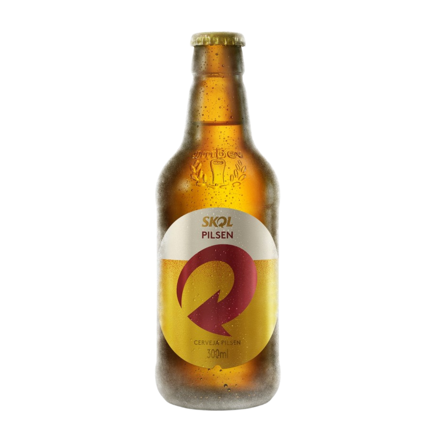 Cerveja Skol Garrafa - SKOL - 300ml