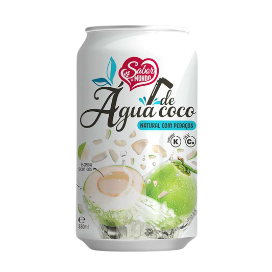 Água De Coco com Pedaços - SABOR A MUNDO - 330ml