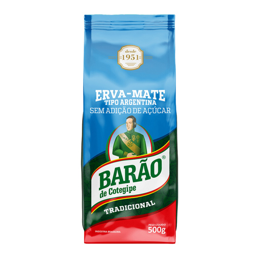 Erva Chimarrão Tipo Argentina - BARÃO DE COTEGIPE - 500g