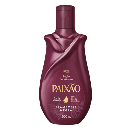 Hidratante Corporal Framboesa Negra - PAIXÃO - 200ml
