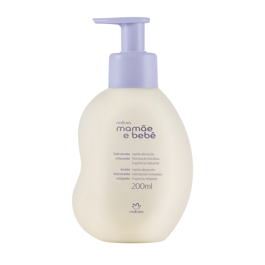 Hidratante Relaxante para Cabelo e Corpo Mamãe e Bebê - NATURA - 200ml