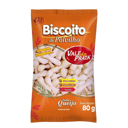 Biscoito de Polvilho Queijo - VALE DE PRATA - 80g