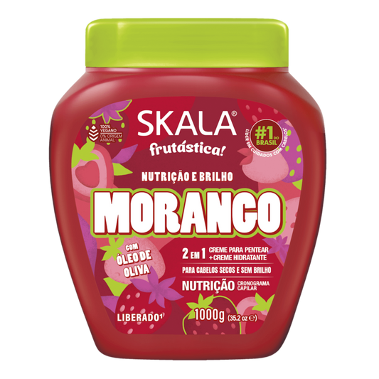Creme 2 em 1 Fruitastic Morango - SKALA - 1000g