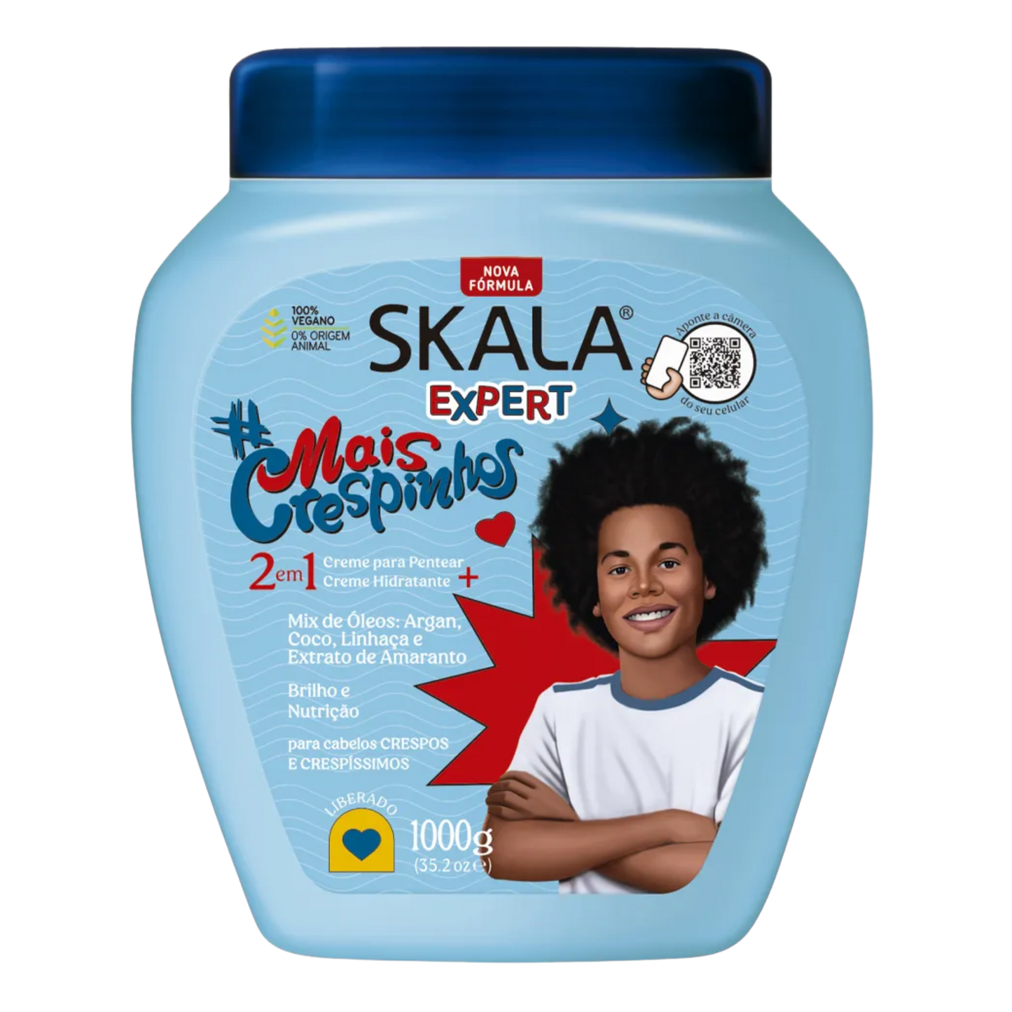 Creme Mais Crespinhos 2em1 - SKALA - 1000g