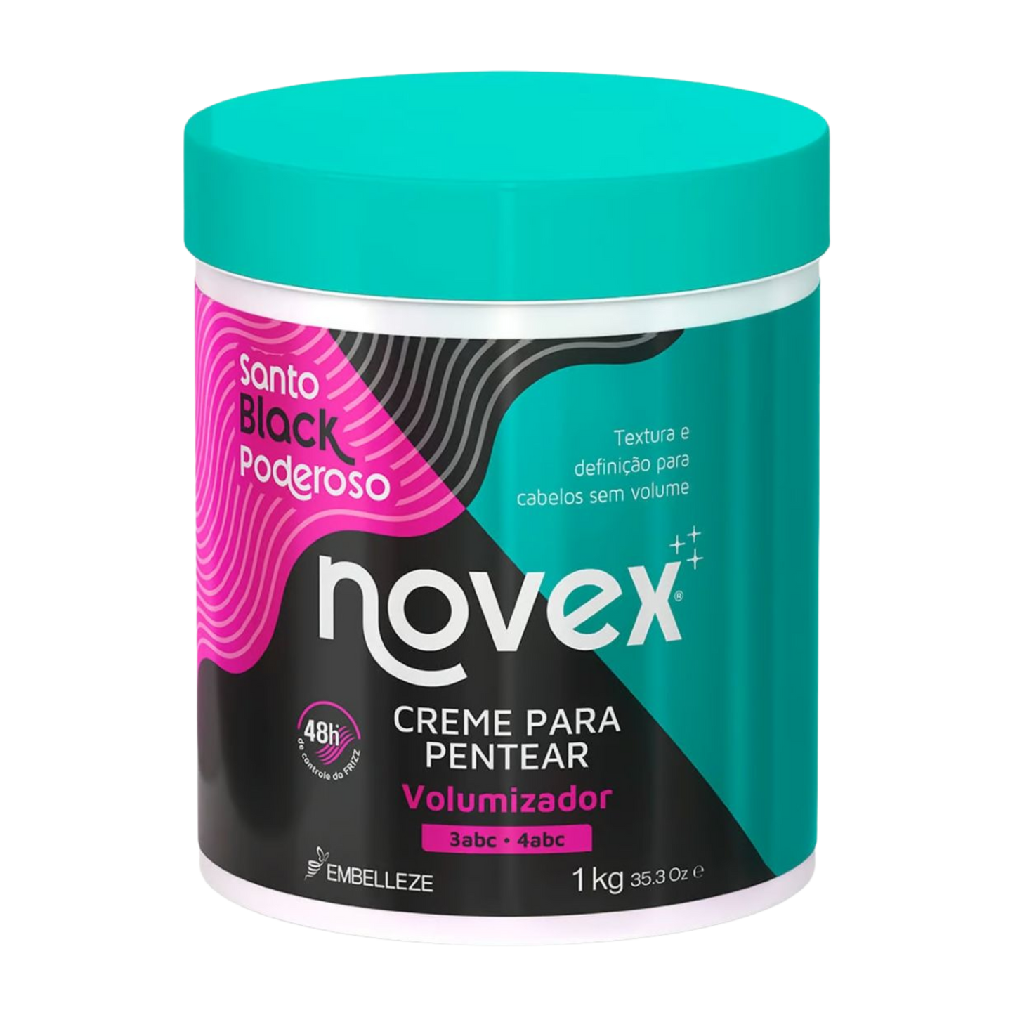 Leave-in Creme ppara Pentear Santo Black Poderoso - NOVEX - 1kg