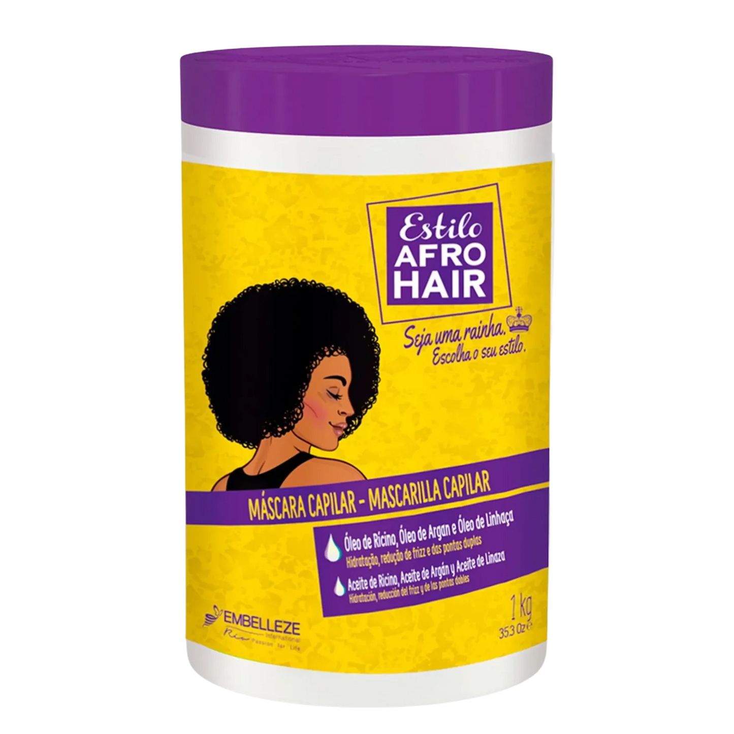Máscara Capilar Afrohair - NOVEX - 1kg