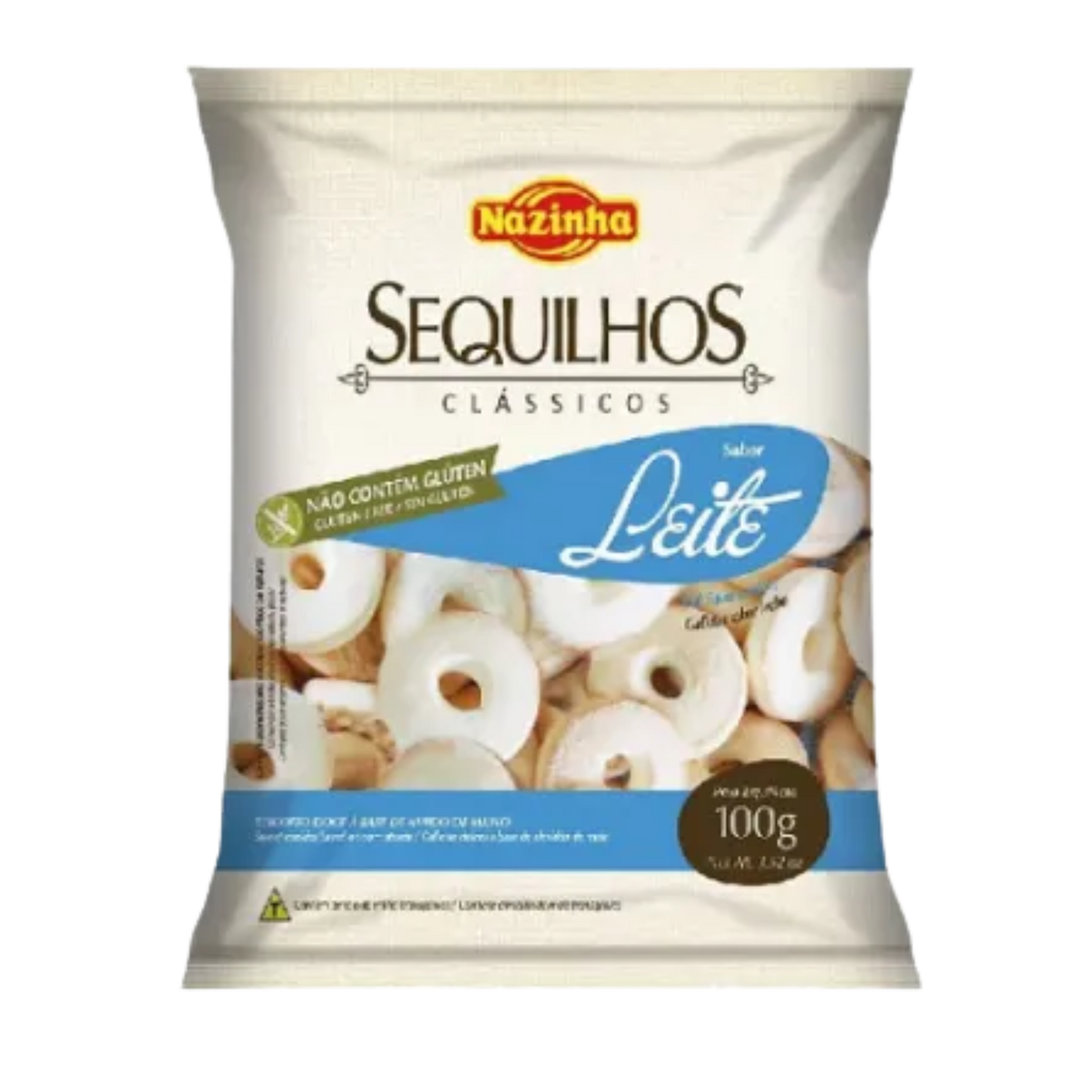 Biscoito Sequilhos Leite - NAZINHA - 100g