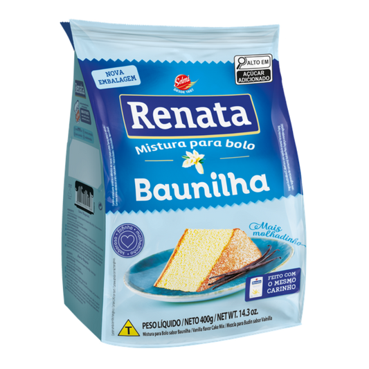 Mistura Para Bolo sabor Baunilha - RENATA - 400g