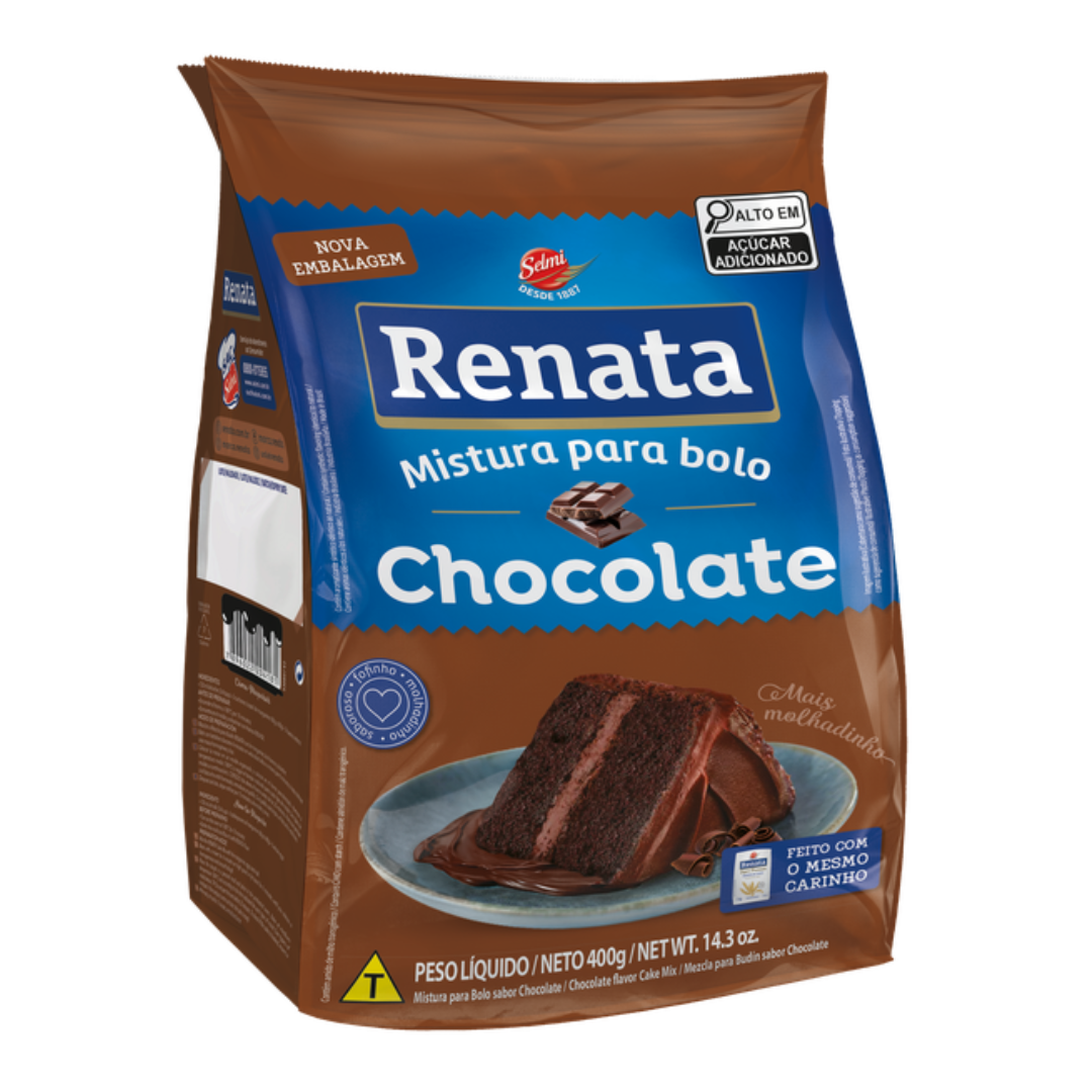 Mistura Para Bolo sabor Chocolate - RENATA - 400g