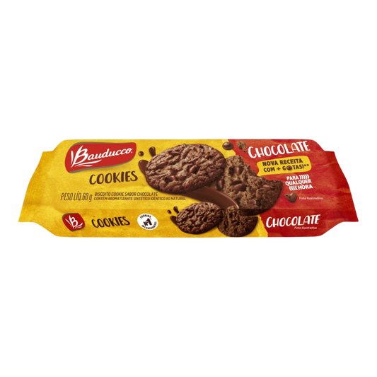 Biscoito Cookies Chocolate - BAUDUCCO - 60g