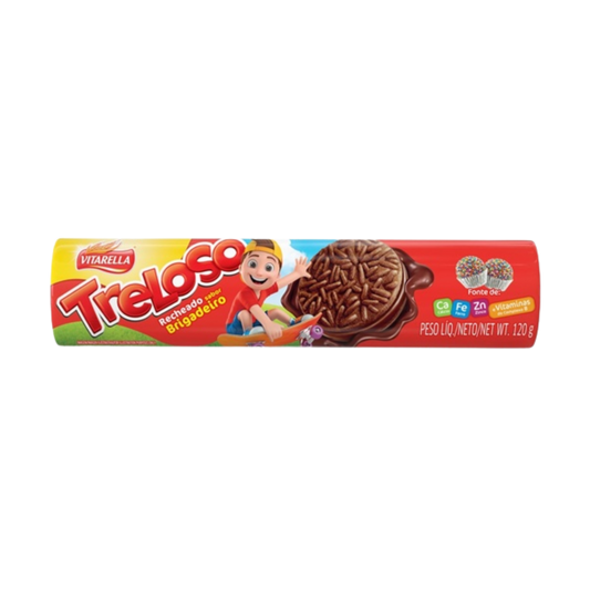 Biscoito Recheado Brigadeiro - TRELOSO - 120g