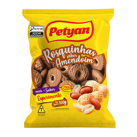 Biscoito Rosquinha Amendoim - PETYAN - 300g