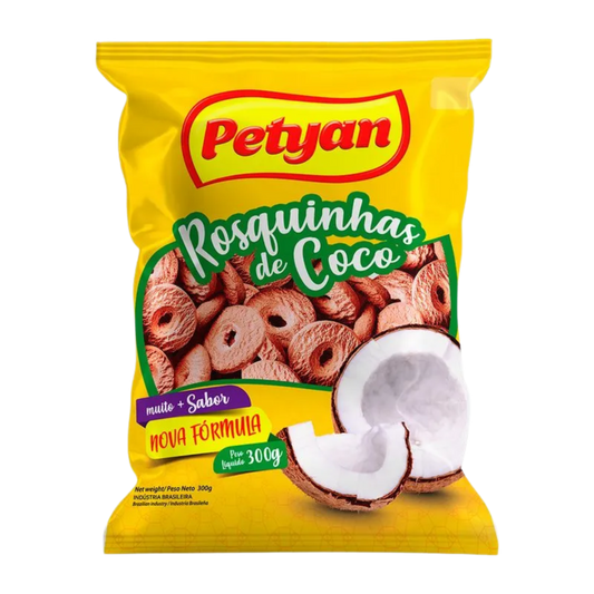Biscoito Rosquinha Coco - PETYAN - 300g