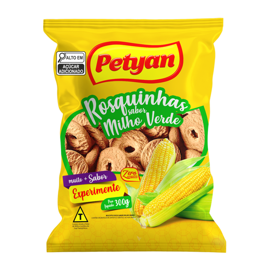 Biscoito Rosquinha Milho Verde - PETYAN - 300g
