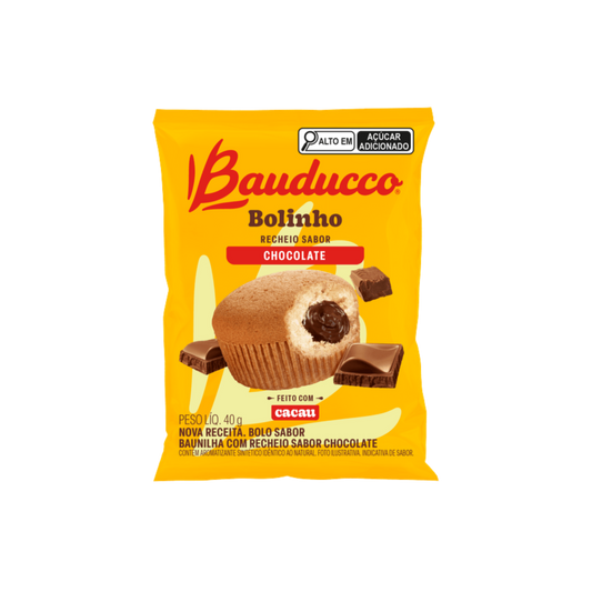 Bolinho de Baunilha Recheado Chocolate - BAUDUCCO - 40g
