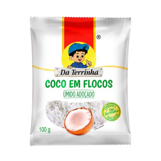 Coco Ralado Flocado - DA TERRINHA - 100g