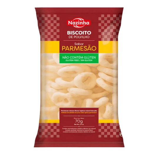 Biscoito de Polvilho Parmesão - Nazinha - 70g