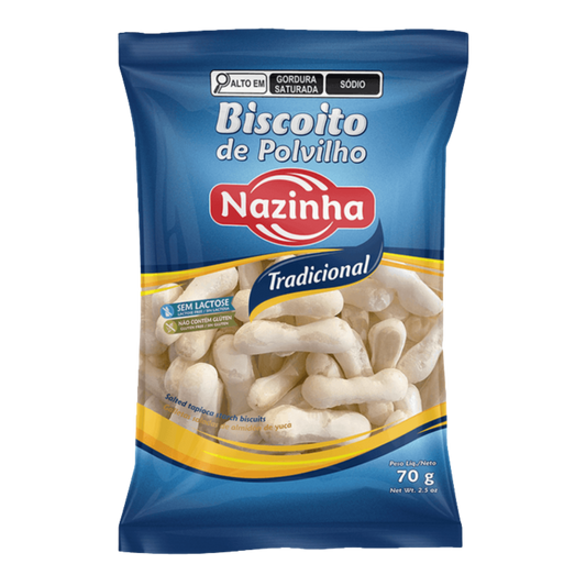 Biscoito de Polvilho Tradicional - Nazinha - 70g