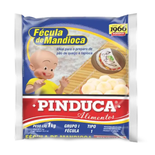 Fécula de Mandioca para Tapioca - PINDUCA - 1KG