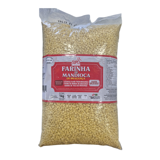 Farinha de Mandioca D'Agua de Bragança - Supli Alimentos - 1kg