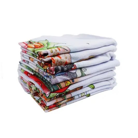 Pano De Prato com Bainha Estampado - 40cm x 65cm